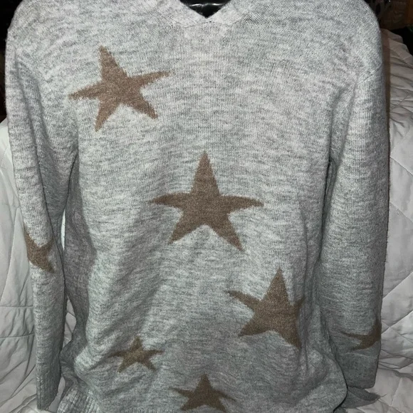 Sweet Romeo Intarsia Star Cardigan - Picture 4 of 8